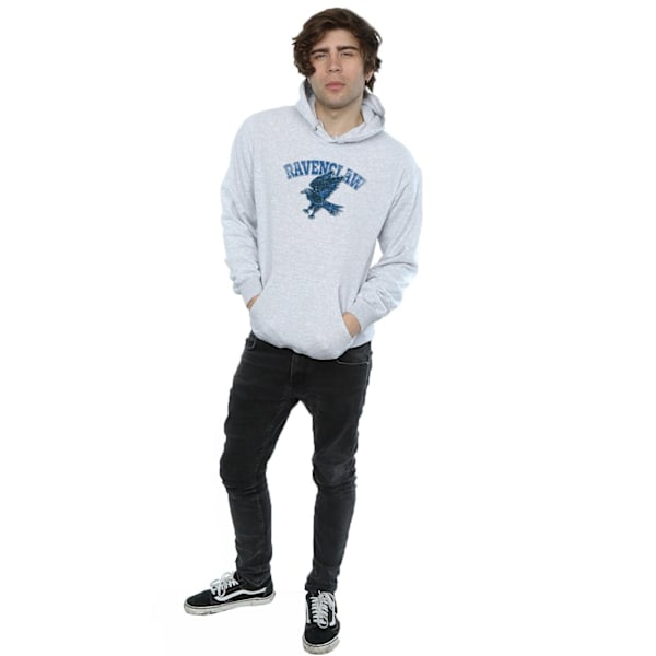 Harry Potter Herr Ravenclaw Sport Emblem Hoodie XL Sports Grey Sports Grey XL