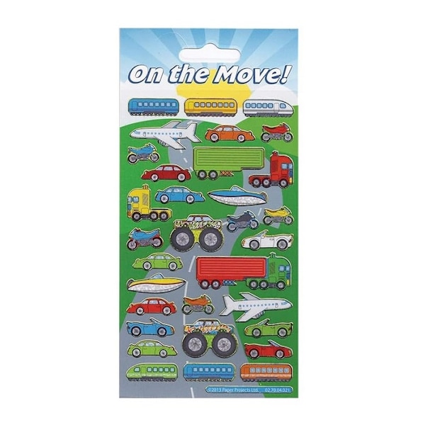 Paper Projects On The Move Återanvändbara Sparkle Stickers En Storlek M Multicoloured One Size