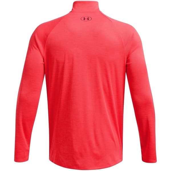 Under Armour Herr Tech Textured Half Zip Tröja M Racing Red Racing Red M