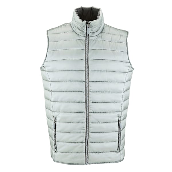 SOLS Herr Wave Vadderad Vattenavvisande Bodywarmer/Gilet M Metal Metal Grey M