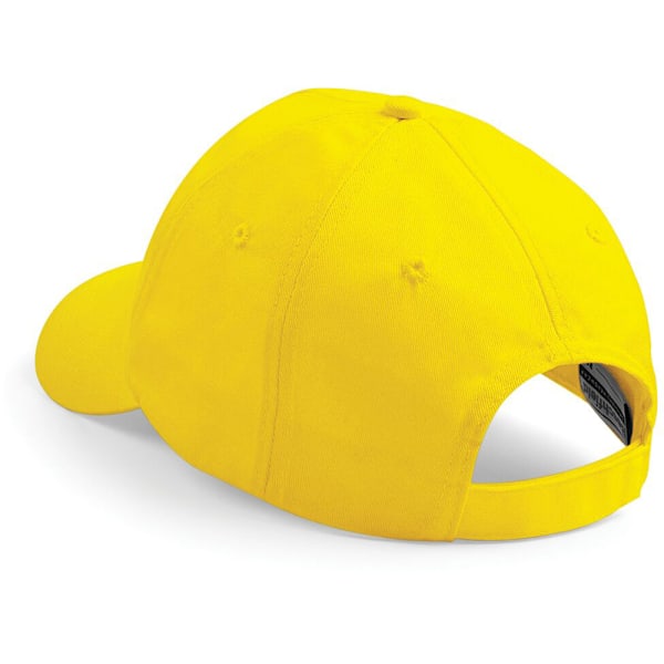 Beechfield Plain Unisex Junior Original 5 Panel Baseball Cap On Yellow One Size