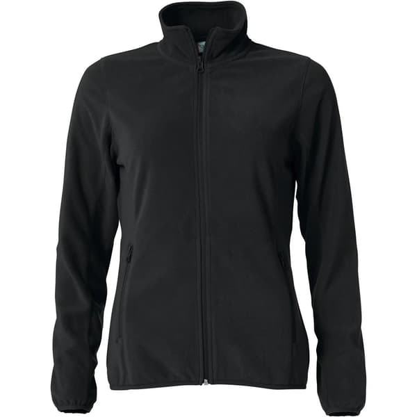 Clique Dam/Dam Basic Microfleece Fleecejacka M Svart Black M