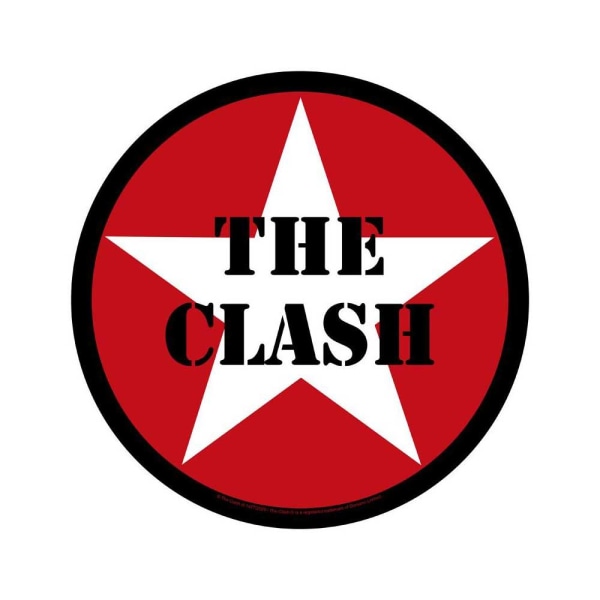 The Clash Logo Patch One Size Röd/Vit/Svart Red/White/Black One Size