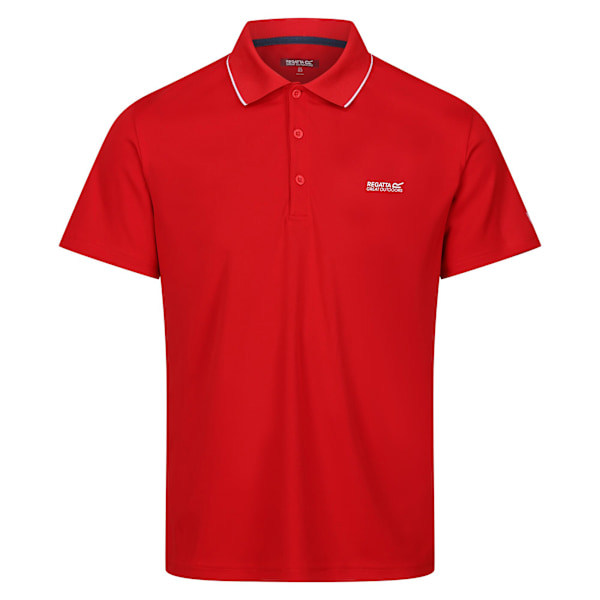 Regatta Maverick V Aktiv Poloshirt för Herrar M Faroröd Danger Red M