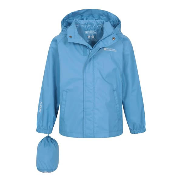 Mountain Warehouse Barn/Barn Pakka II Vattentät Jacka 5- Blue 5-6 Years