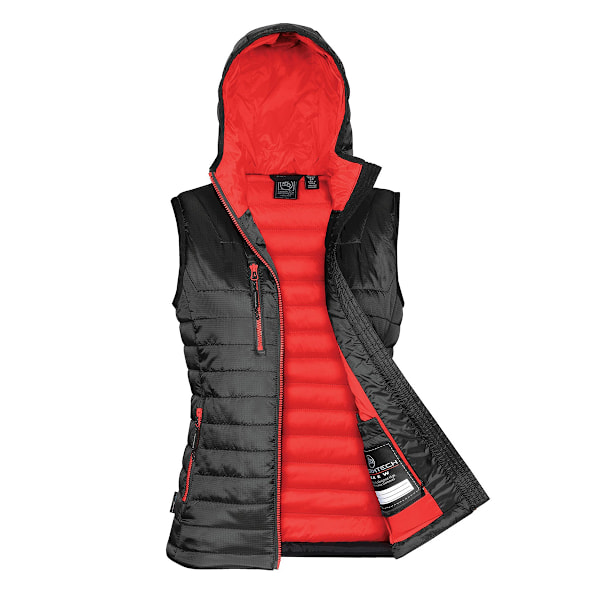 Stormtech Womens Gravity Thermal Vest/Gilet S Svart/ True Red Black/ True Red S