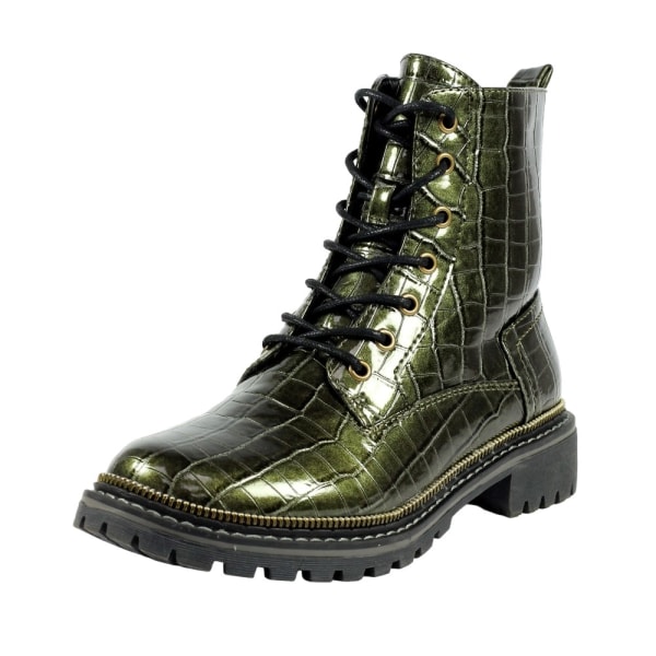 Lunar Dam/Dam Regan Croc Ankel Boots 5 UK Green Green 5 UK