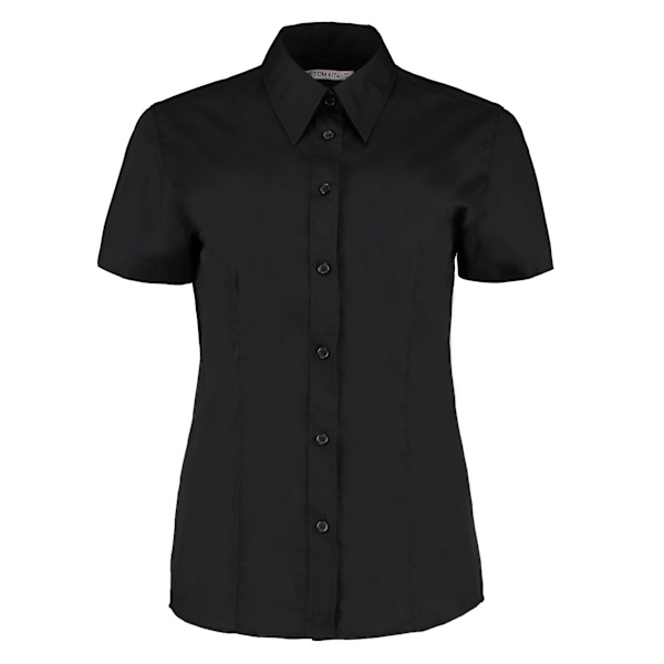 Kustom Kit Dam/Dam Workforce Kortärmad Skjorta 20 UK Bl Black 20 UK