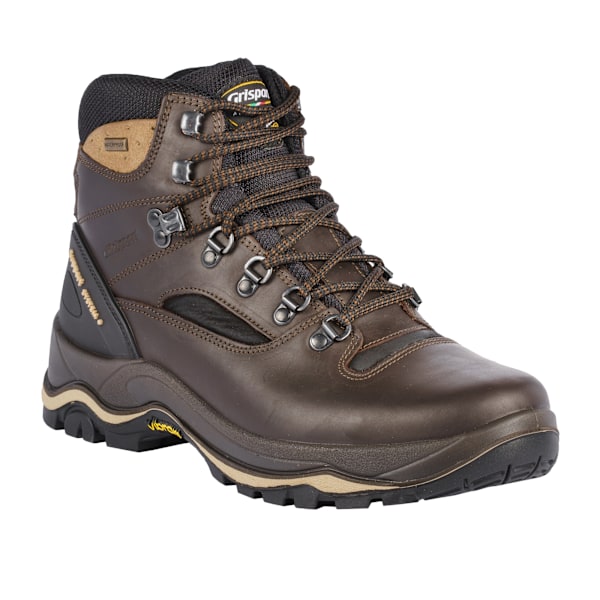 Grisport Quatro vaxat läder vandringskängor för barn 4 UK Brown 4 UK