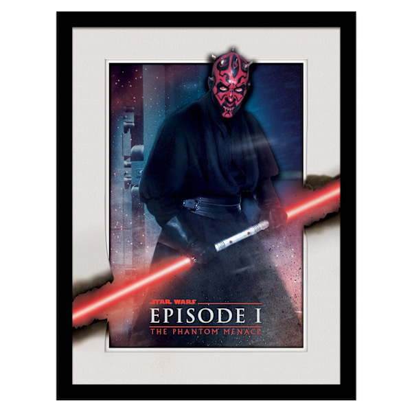 Star Wars Breakout Darth Maul inramad affisch 40cm x 30cm Multico Multicoloured 40cm x 30cm