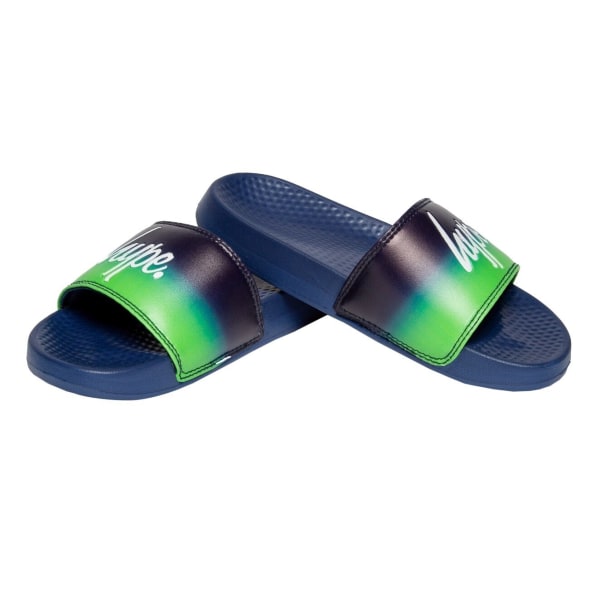 Hype Barn/Barn Speckle Fade Sliders 11 UK Barn Grön/Blå Green/Blue/Black 11 UK Child