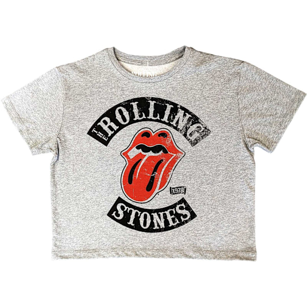 The Rolling Stones Dam/Dam Tour ´78 Crop Top XXL Grå Grey XXL