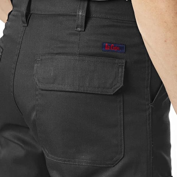 Lee Cooper Herr Enfärgade Cargobyxor 36L Svart Black 36L