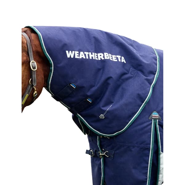 Weatherbeeta Comfitec Plus Dynamic Höghalsad 100g Hästtäcke Navy/Forest Green 6´