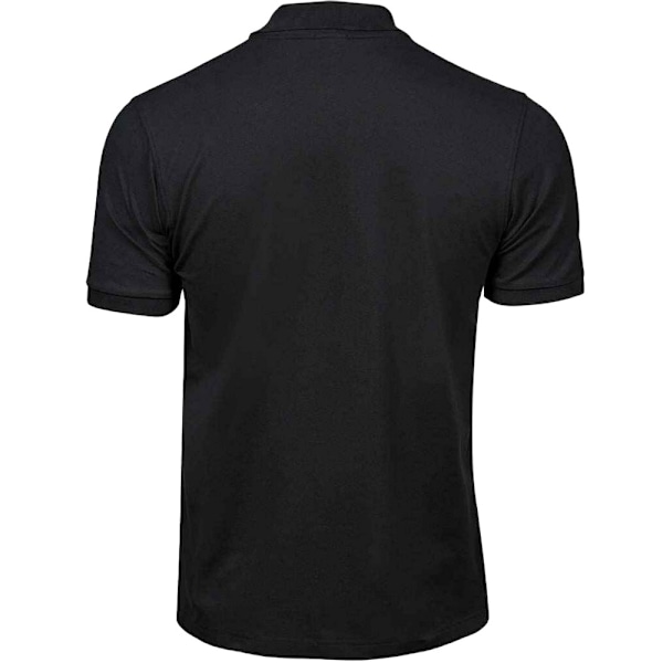 Tee Jays Lyxig Stretch Pikétröja för Män 4XL Svart Black 4XL