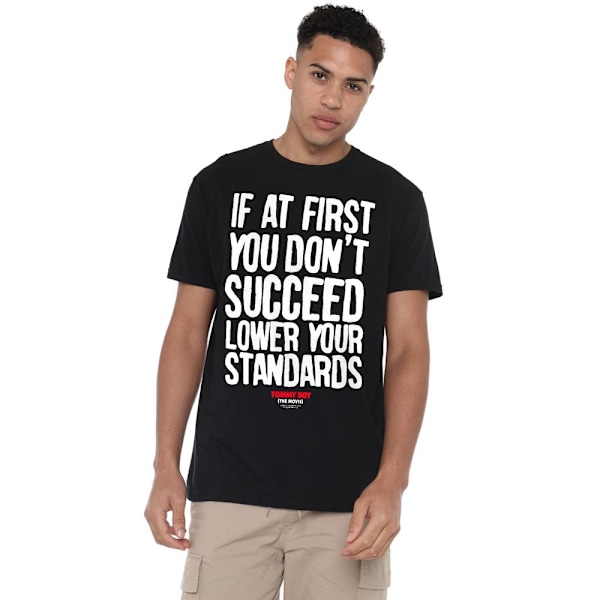 Tommy Boy Herr Lower Your Standards T-Shirt 4XL Svart Black 4XL