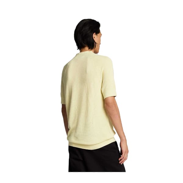 Lyle & Scott Herrstickad Regular T-shirt M Beige Beige M