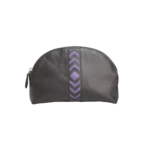 Eastern Counties Leather Dam/Dam Becky Chevron Detalj Mak Purple One size