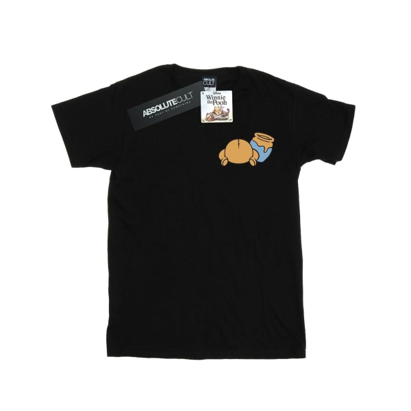 Disney Mens Nalle Print T-shirt S Bla Black S