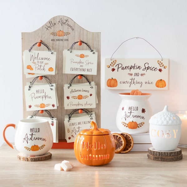 Something Different Pumpkin Spice Hängande Skylt En Storlek Brun/Orange Brown/Orange One Size
