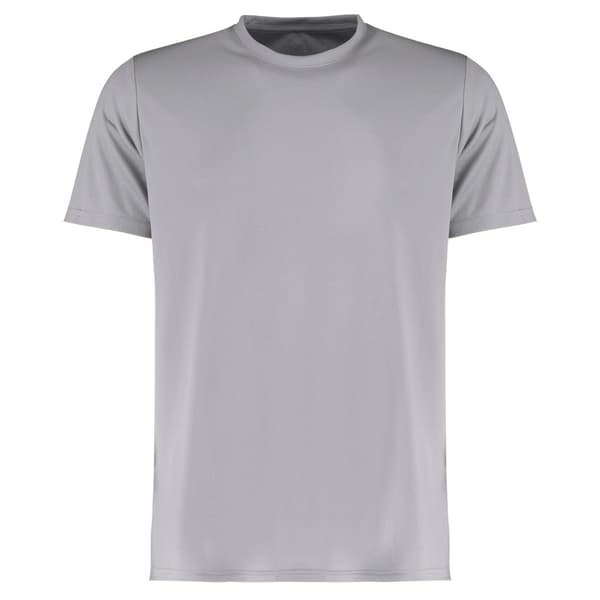 Kustom Kit Cooltex Plus Wicking T-shirt S Heather Grey Sol - herr Heather Grey Solid S