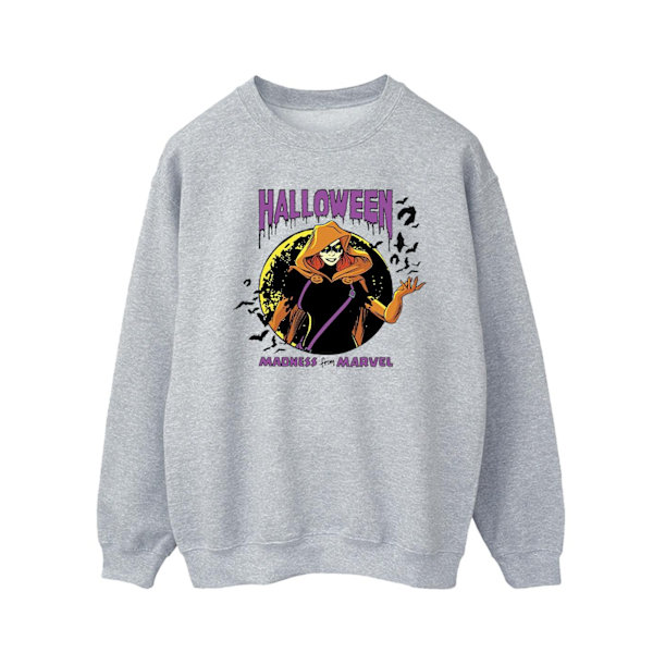 Marvel Herr Svart Änka Halloween Sweatshirt XXL Sports Grå Sports Grey XXL