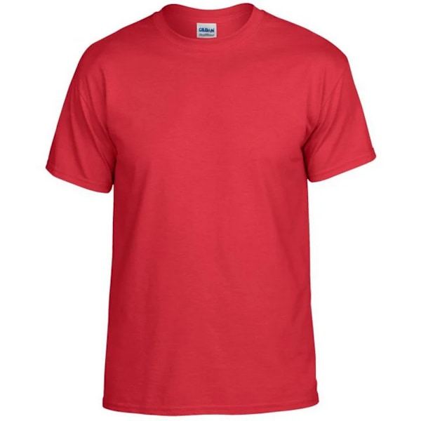 Gildan Herr Enfärgad Lätt T-shirt XL Röd Red XL