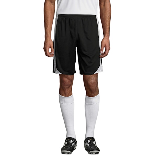 SOLS Barn/Barn Olimpico Fotbollsshorts 12 År Svart/Vit Black/White 12 Years