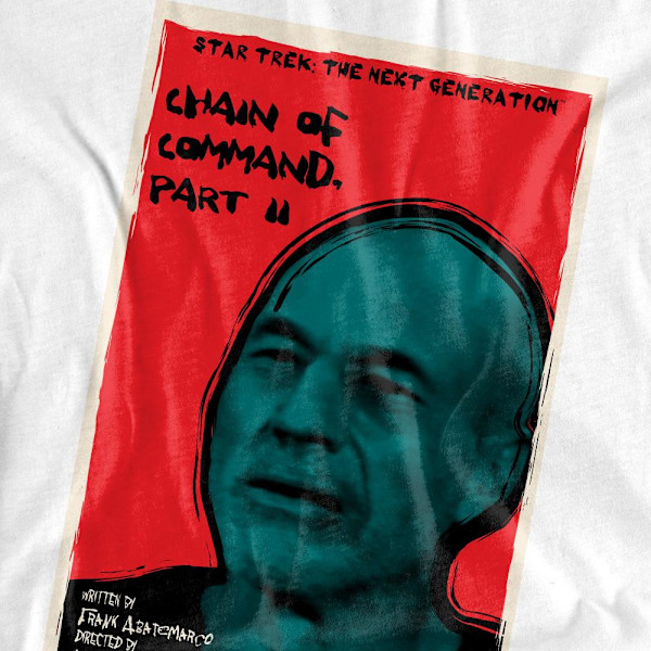Star Trek Unisex Vuxen The Next Generation Säsong 6 Avsnitt 11 White XXL