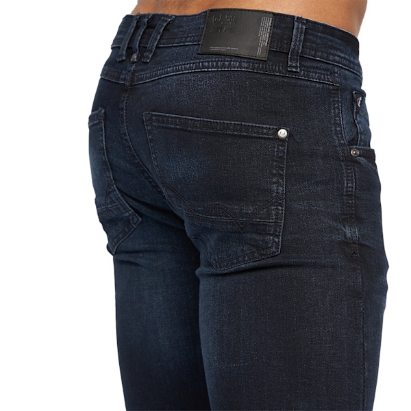 Duck And Cover Maylead Slim Jeans 38L Blå Svart Blue Black 38L