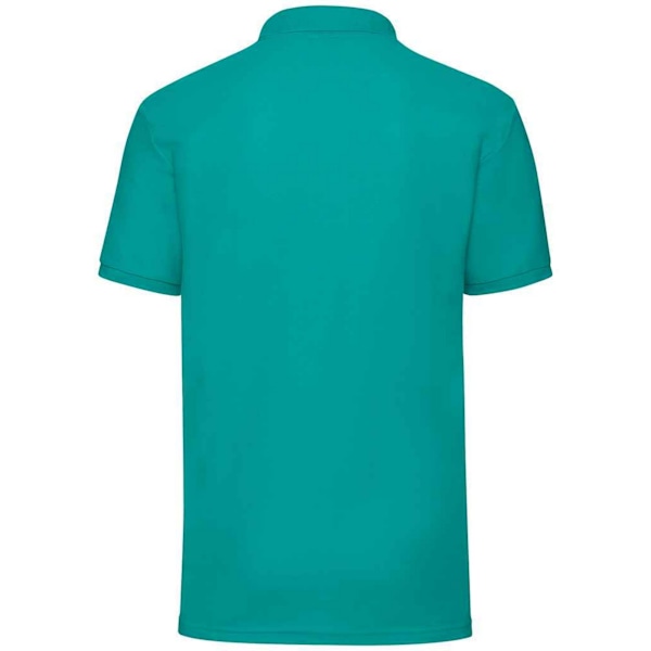 Fruit of the Loom Herr Pique Poloshirt M Smaragd Emerald M