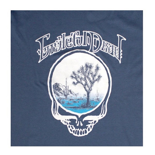 Grateful Dead Unisex Vuxen Joshua Tree T-shirt M Blå Blue M