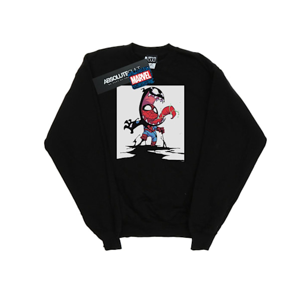 Marvel Boys Spider-Man Venom Cartoon Sweatshirt 7-8 år Svart Black 7-8 Years