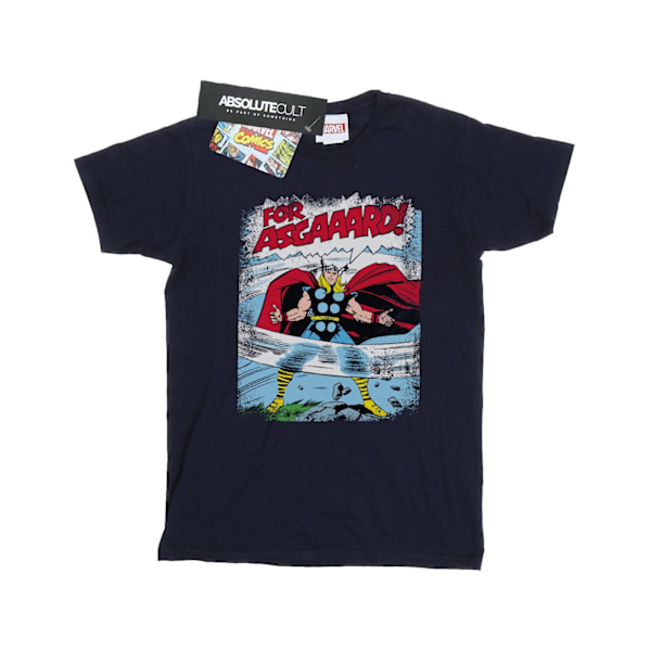 Marvel Boys Thor Asgard T-shirt 12-13 år Marinblå Navy Blue 12-13 Years