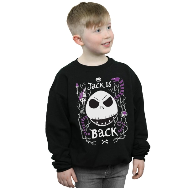 Disney Boys Nightmare Before Christmas Jack Is Back Sweatshirt Black 5-6 Years