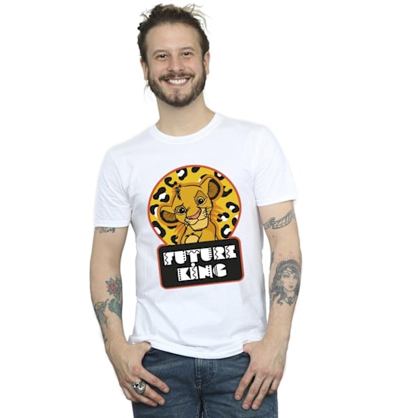 Disney The Lion King Future Simba T-shirt för män 4XL Vit White 4XL