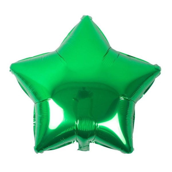 Realmax Star Folieballong (Förpackning med 10) One Size Grön Green One Size