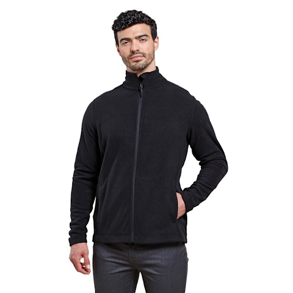 Premier Herr Recyclight Microfleece Jacka med Full Dragkedja 4XL Svart Black 4XL