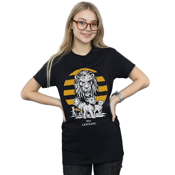 Disney Dam/Damer The Lion King Film Grupp Bomull Pojkvän Black 3XL