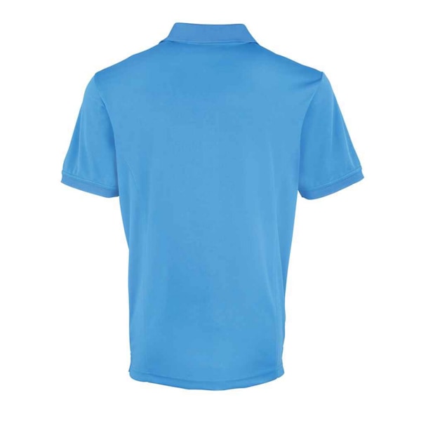 Premier Mens Coolchecker Pique Polo Shirt S Safirblå Sapphire Blue S