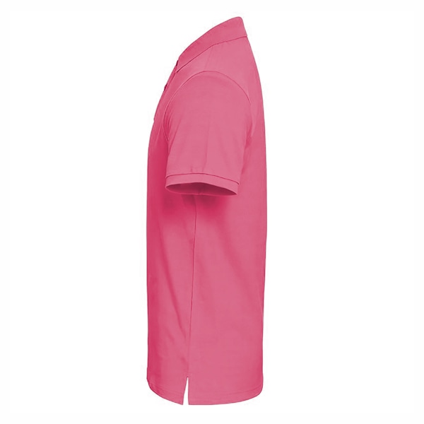 Asquith & Fox Herr Enfärgad Kortärmad Pikétröja 2XL Rosa Carna Pink Carnation 2XL