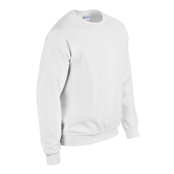 Gildan Herr Heavy Blend Sweatshirt 3XL Vit White 3XL