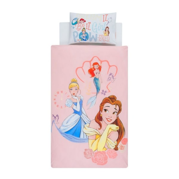Disney Princess Characters Cover Set Enkel Rosa/Blå/Whi Pink/Blue/White Single