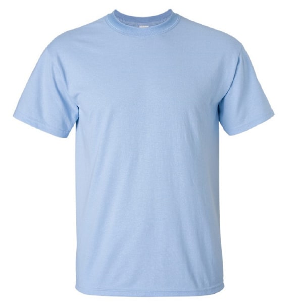 Gildan Mens Ultra Cotton Kortärmad T-shirt L Ljusblå Light Blue L