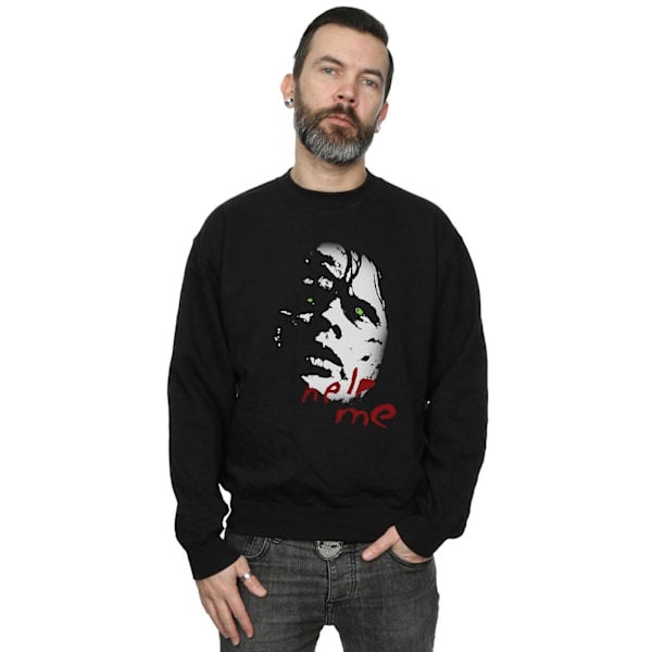 The Exorcist Mens Help Me Sweatshirt S Svart Black S