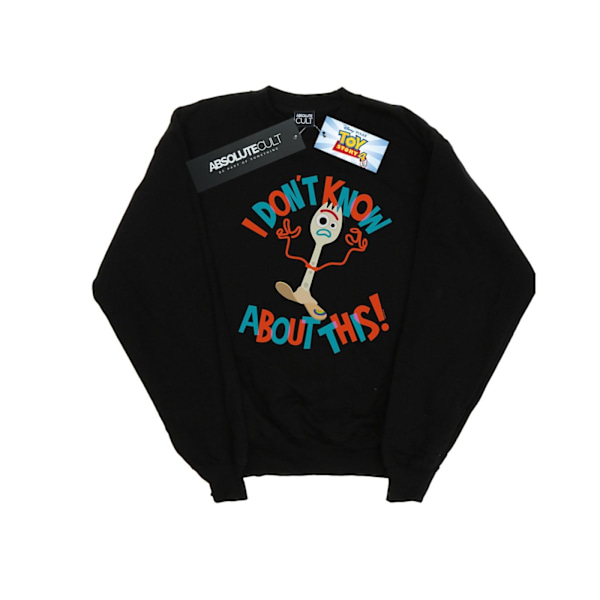 Disney Toy Story 4 Forky Jag Vet Inte Om Detta Sweatshirt för Herr Black XXL