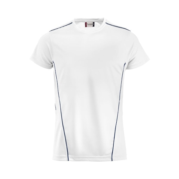 Clique Unisex Adult Ice Sport T-Shirt XXL Vit/Marinblå White/Navy XXL