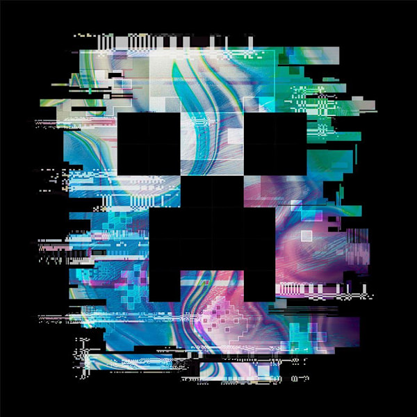 Minecraft Glitch Canvas Tryck 30cm x 30cm x 1.8cm Svart/Multico Black/Multicoloured 30cm x 30cm x 1.8cm