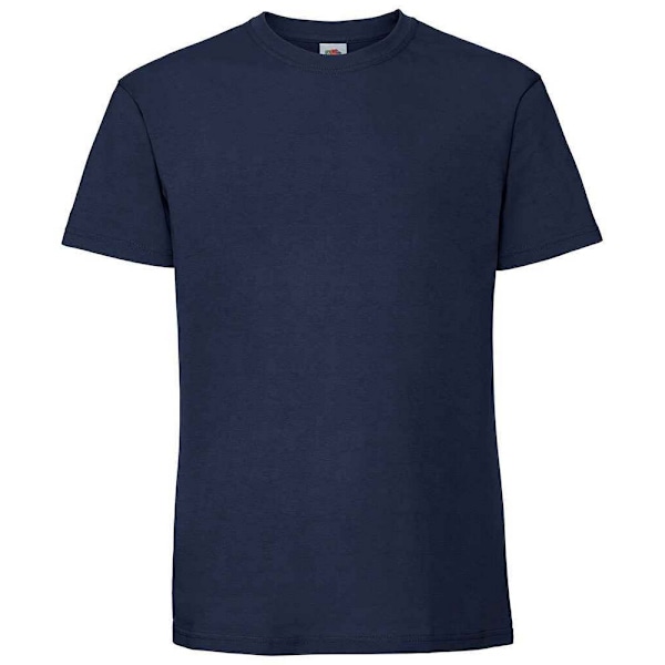 Fruit Of The Loom Mens Ringspun Premium T-Shirt XL Deep Navy Deep Navy XL