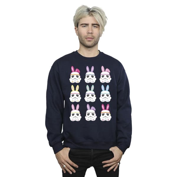 Star Wars Stormtrooper Påskharen Sweatshirt för Män S Marinblå Navy Blue S